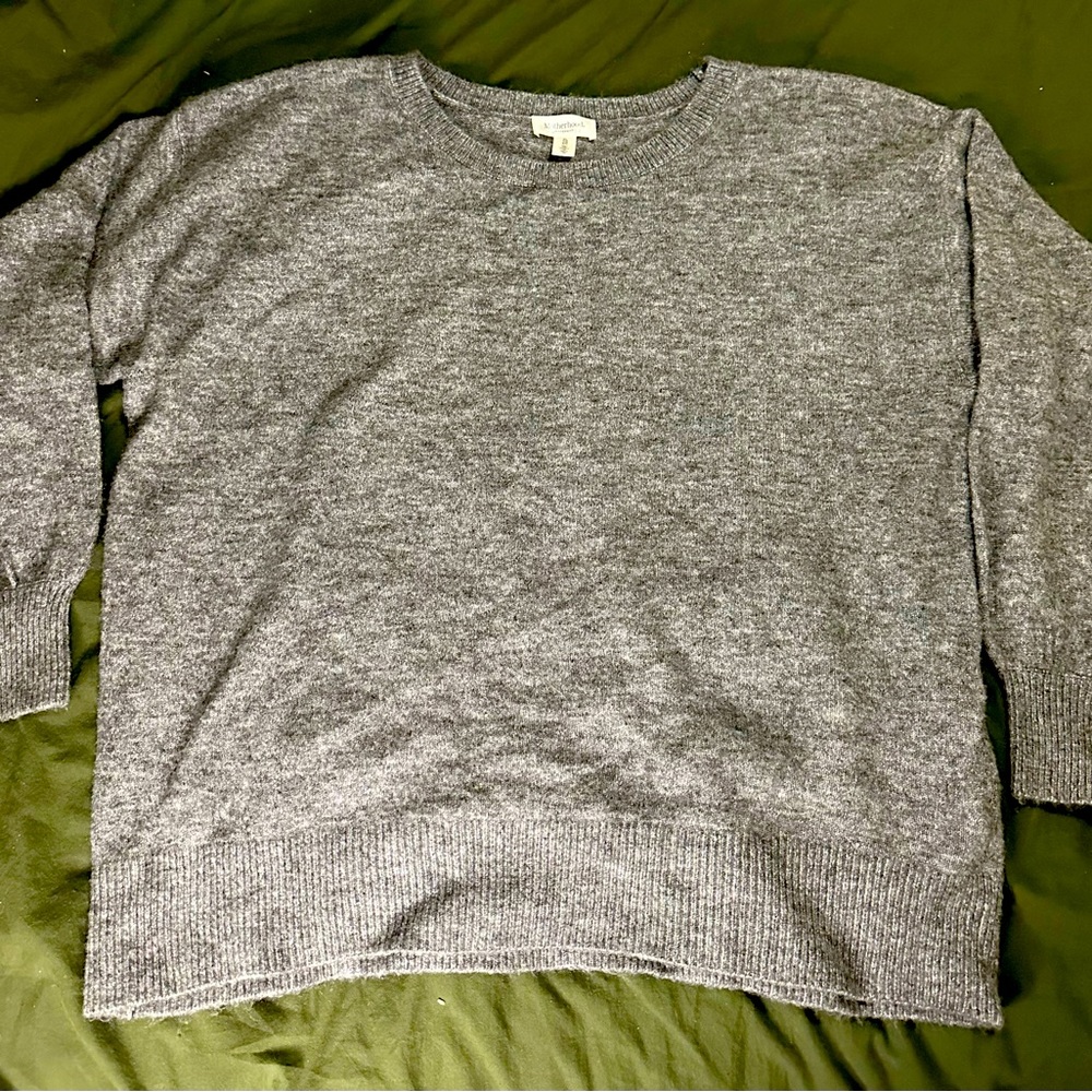 XL Motherhood Maternity Boat Neck Hacci Knit Sweater